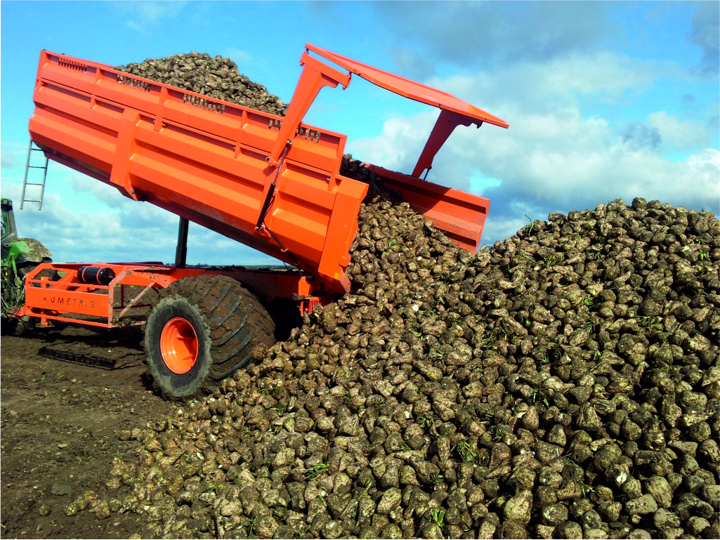 Semitrailer for sugar beets transportation PTL-24C, Laumetris