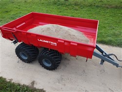 Puspriekabė durpėms transportuoti PTL-20D, Laumetris