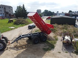 Puspriekabė durpėms transportuoti PTL-20D, Laumetris