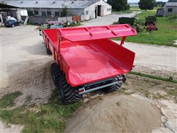 Puspriekabė durpėms transportuoti PTL-20D, Laumetris