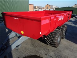 Puspriekabė durpėms transportuoti PTL-20D, Laumetris