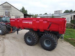 Puspriekabė durpėms transportuoti PTL-20D, Laumetris