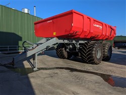 Puspriekabė durpėms transportuoti PTL-20D, Laumetris