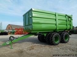 Puspriekabė durpėms transportuoti PTL-30D, Laumetris