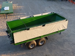 Air conditioned semitrailer for fiber hemp transportation PTL-20K