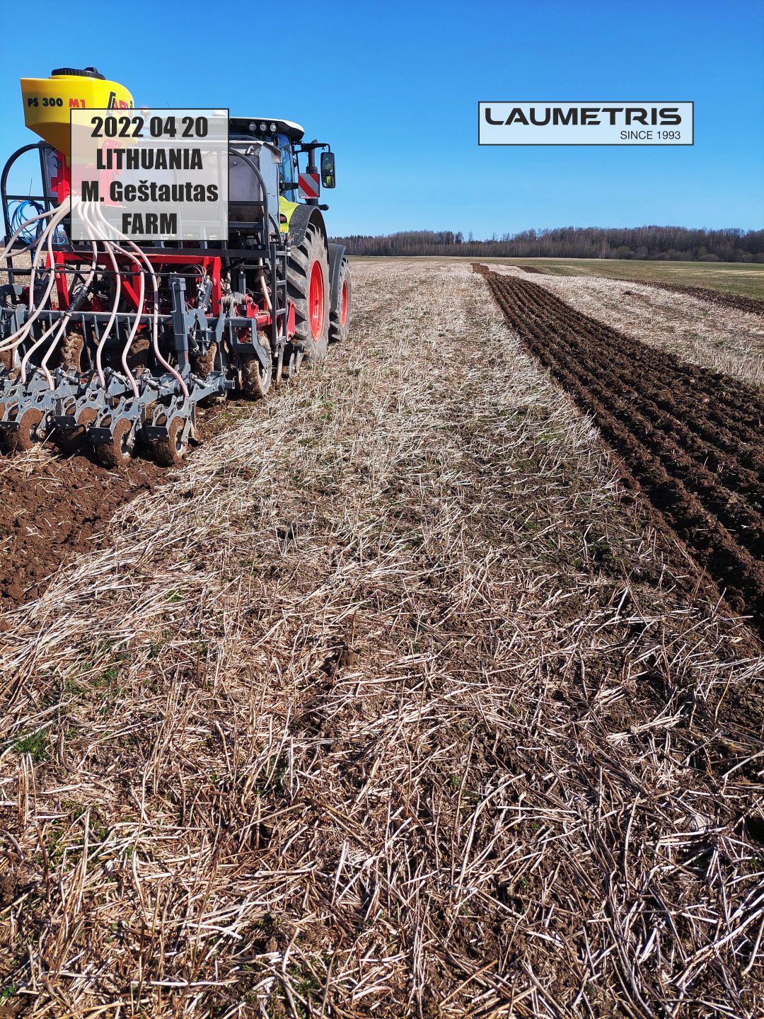 Juostinės sėjos rezultatai 2021-2022, Laumetris
