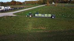 Cabbage Conveyor Semitrailer PTL-5CC, Laumetris Cabbage Conveyor Semitrailer PTL-5CC, Laumetris