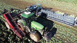 Cabbage Conveyor Semitrailer PTL-5CC, Laumetris Cabbage Conveyor Semitrailer PTL-5CC, Laumetris